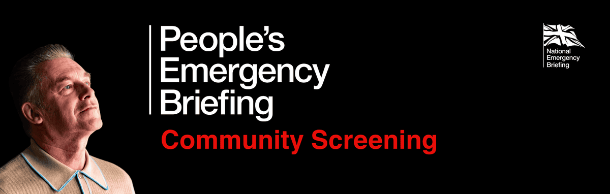 People's Emergency Briefing 1 Ticket Tailor Banner PEB